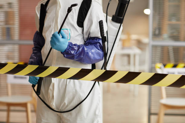 Professional Blood Cleanup technician working in Hampton, TN